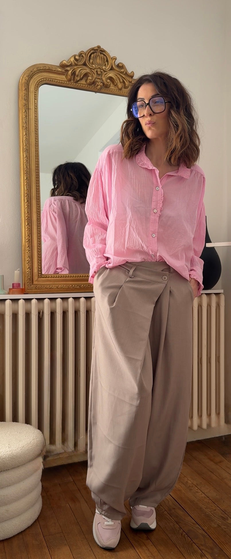 Pantalon croisé GEORGES Sable