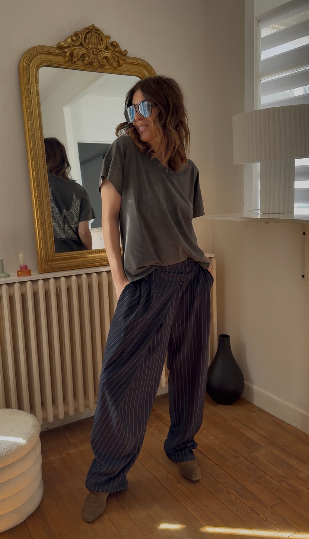 Pantalon AUGUSTE Bleu marine