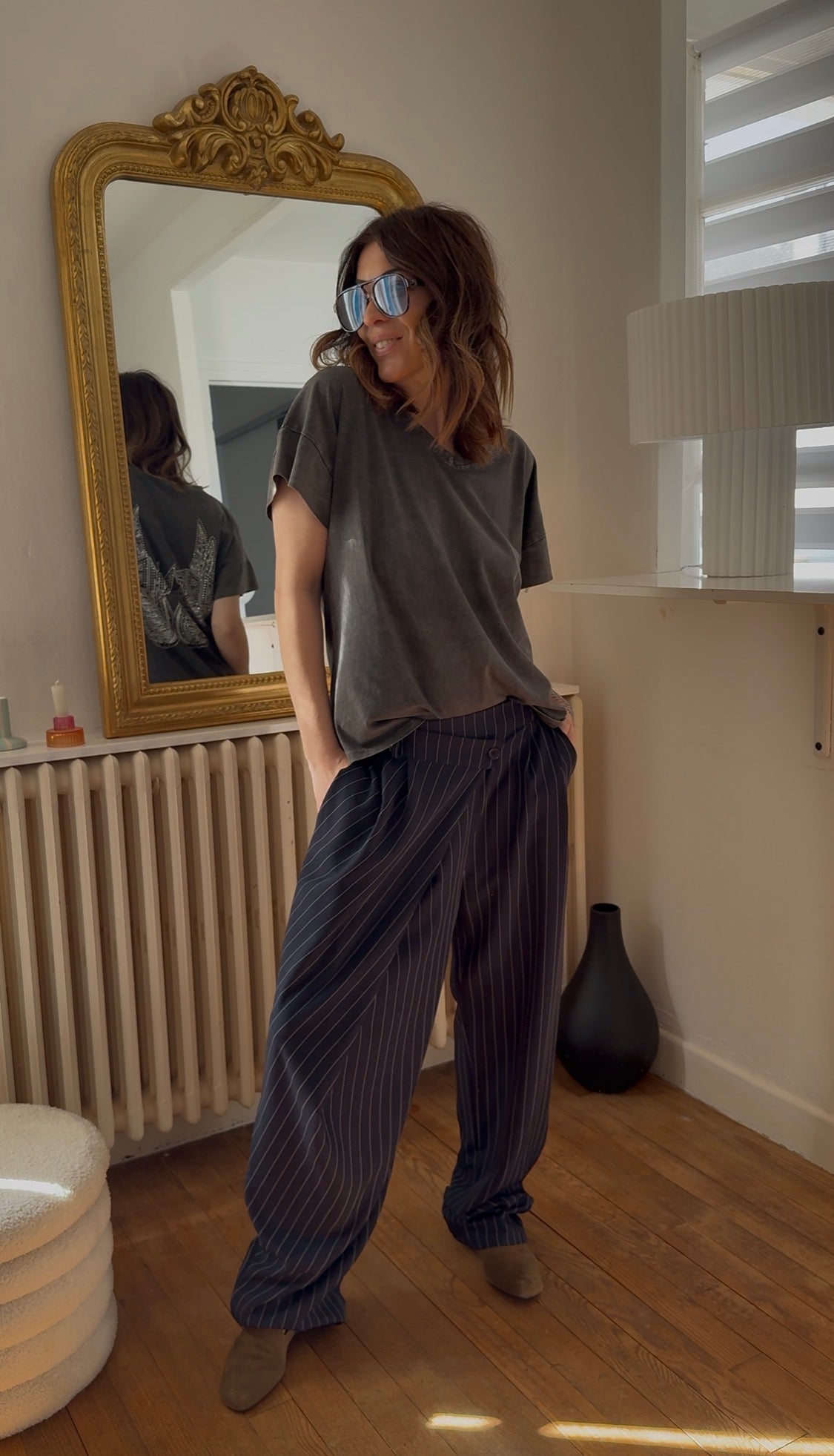 Pantalon AUGUSTE Bleu marine