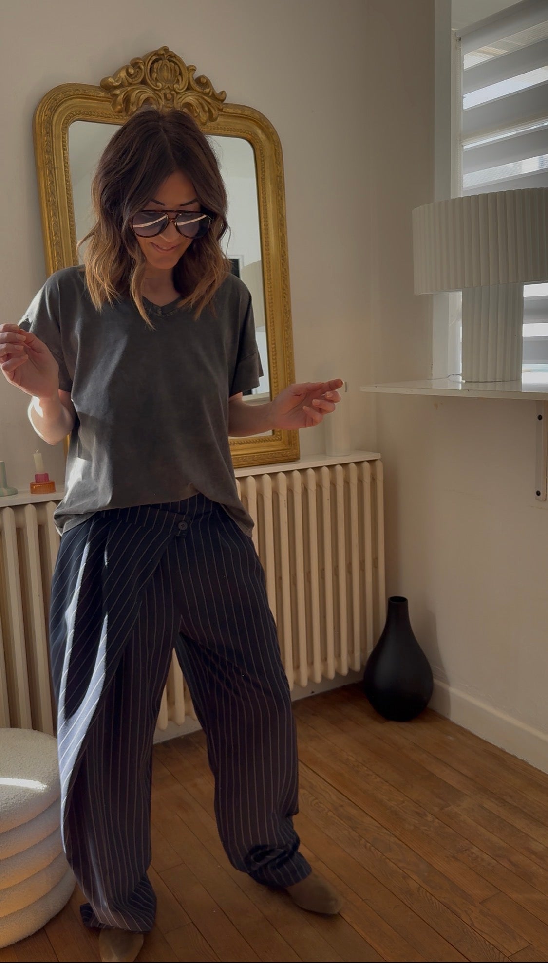 Pantalon AUGUSTE Bleu marine