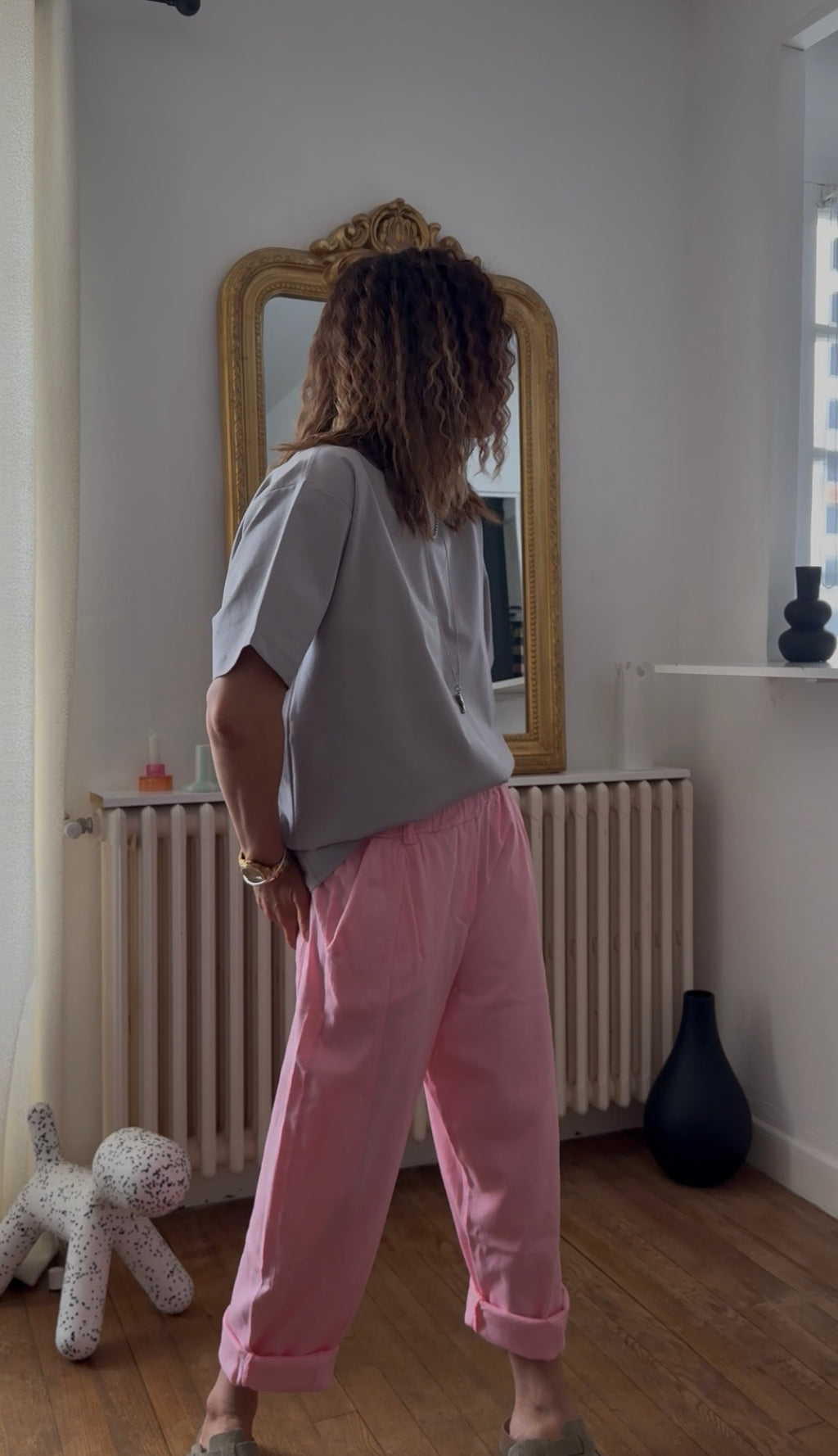 Pantalon EDEN rose