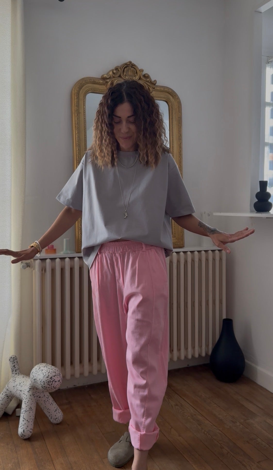 T-shirt Oversize BEN gris