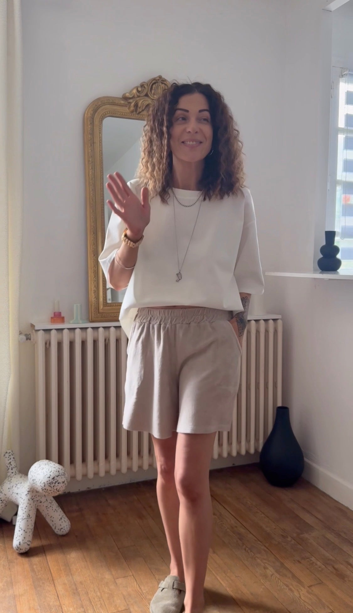 Short éponge BILL Beige