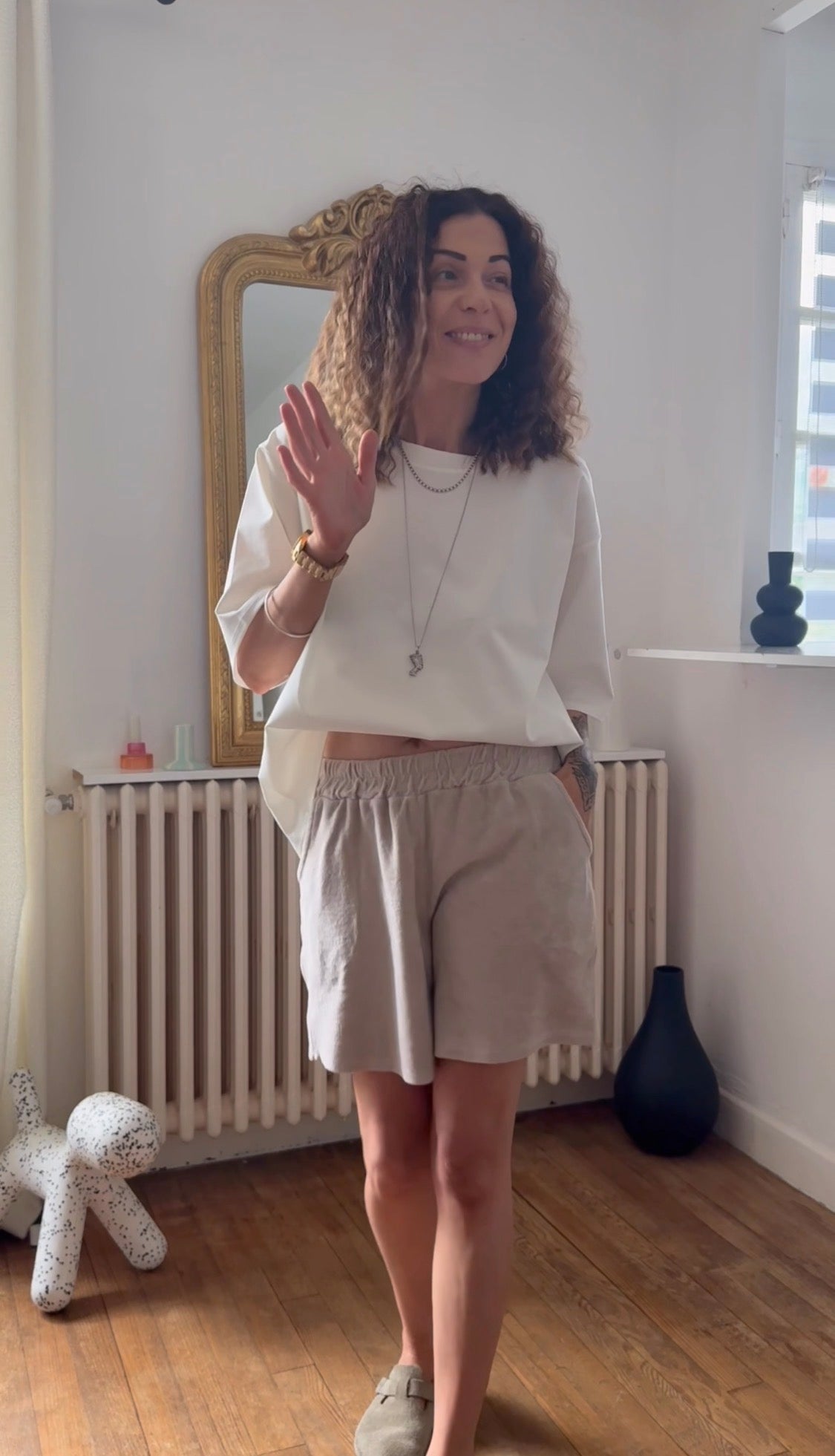 Short éponge BILL Beige