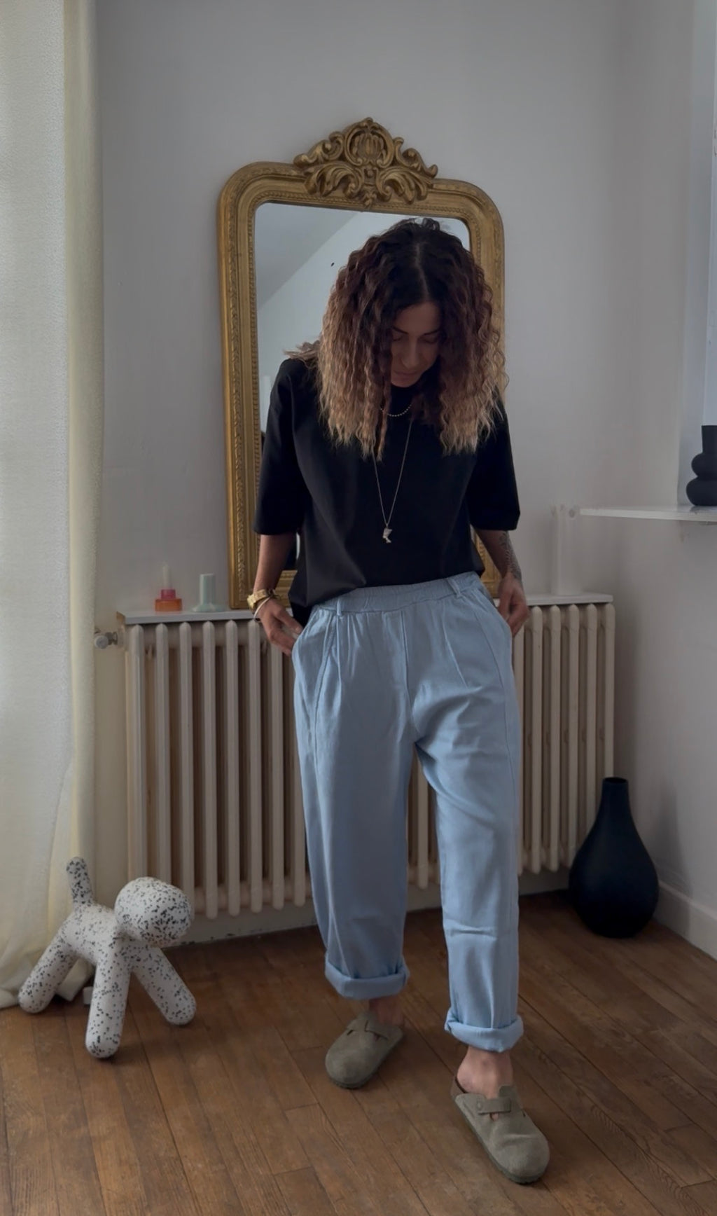 Pantalon EDEN Bleu