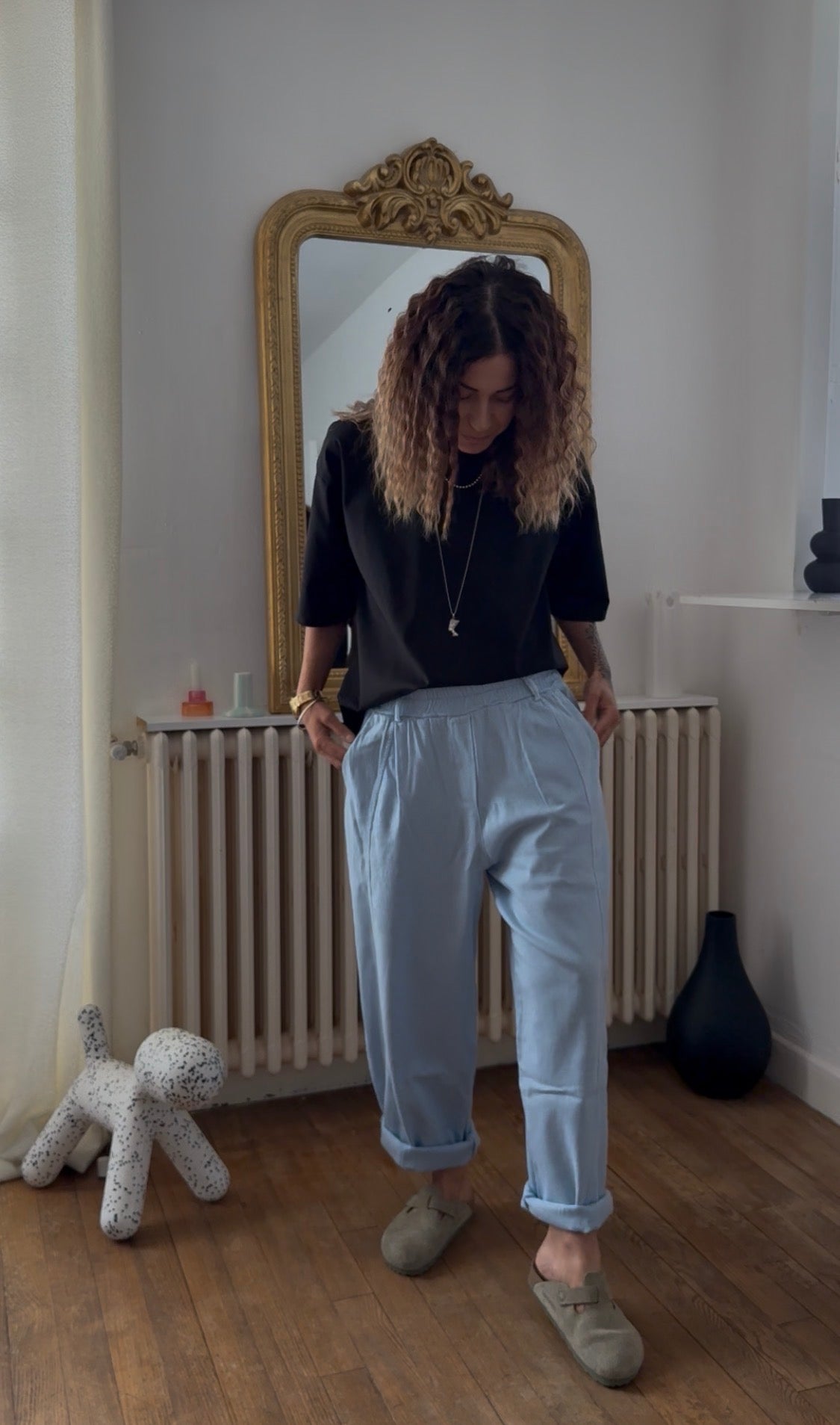 Pantalon EDEN Bleu