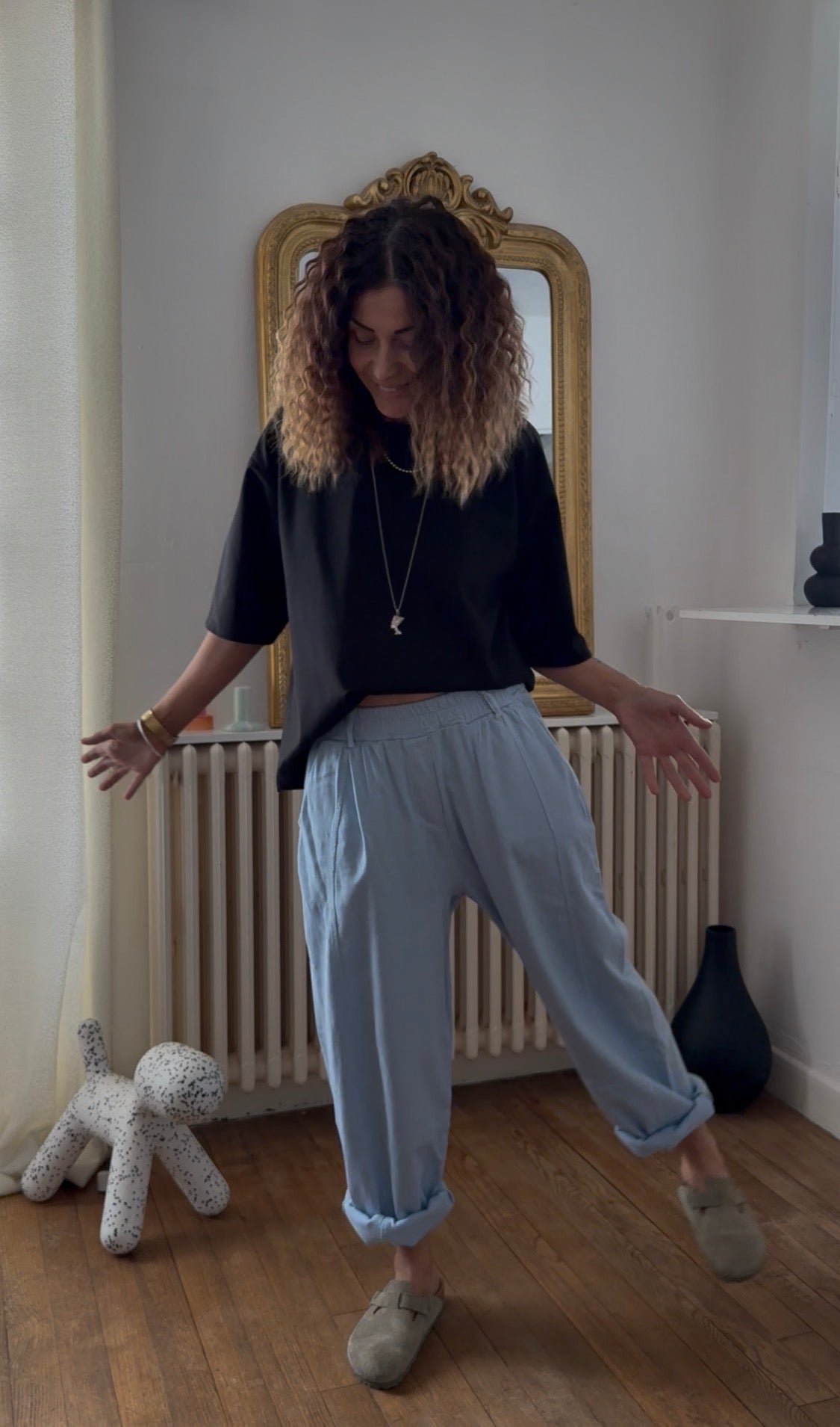 Pantalon EDEN Bleu