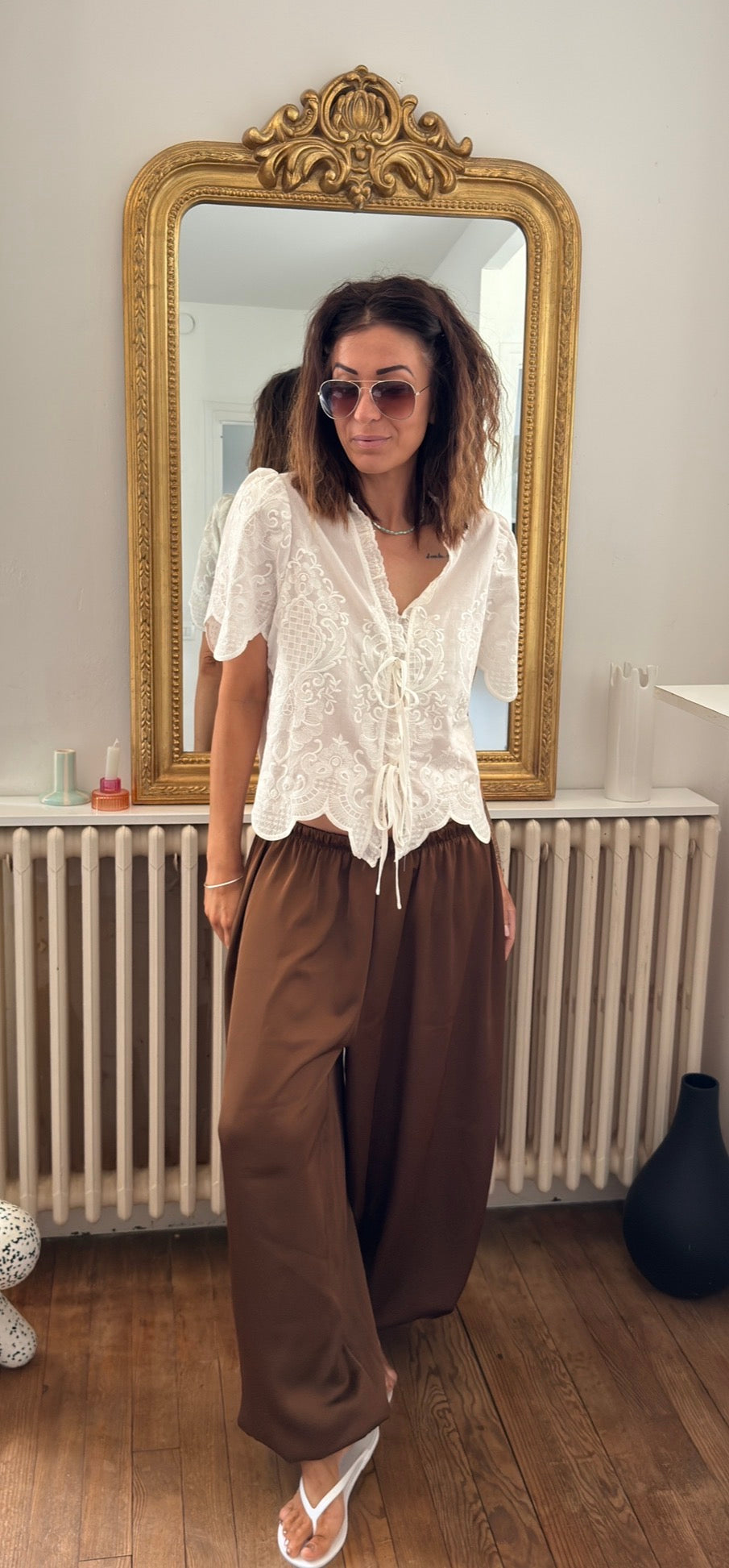 Pantalon Satin