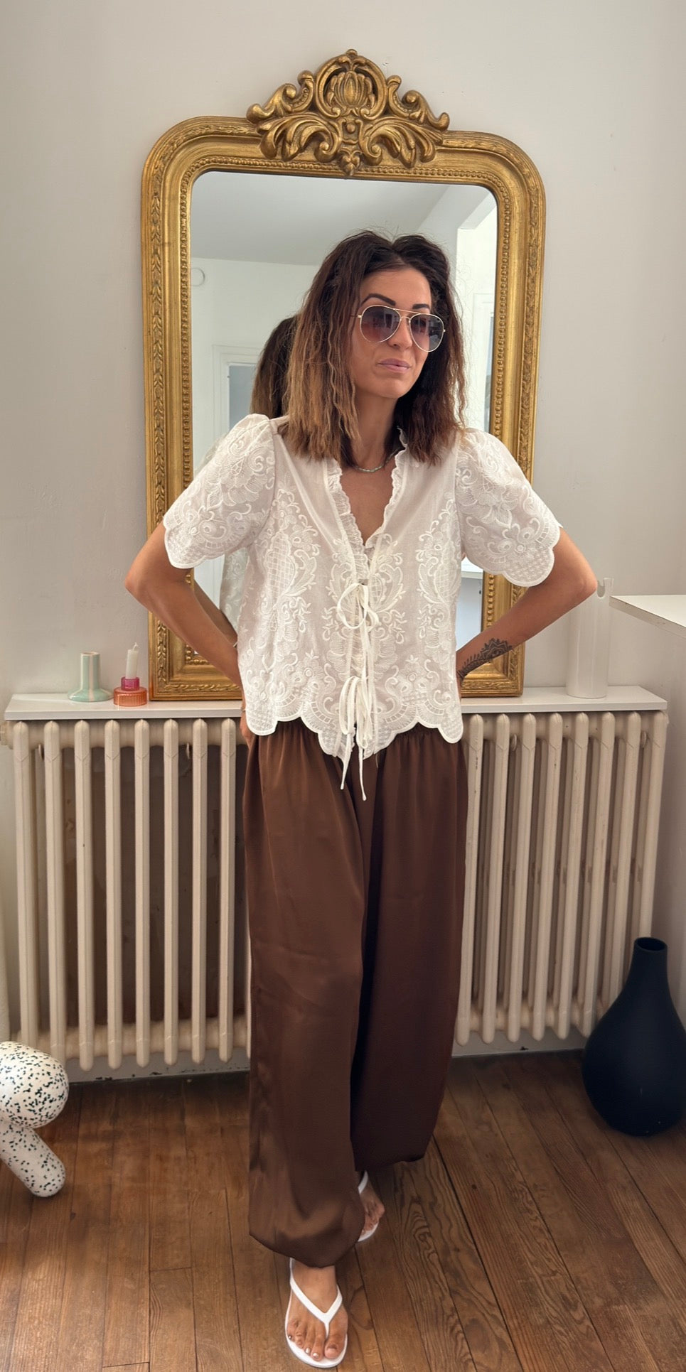 Pantalon Satin