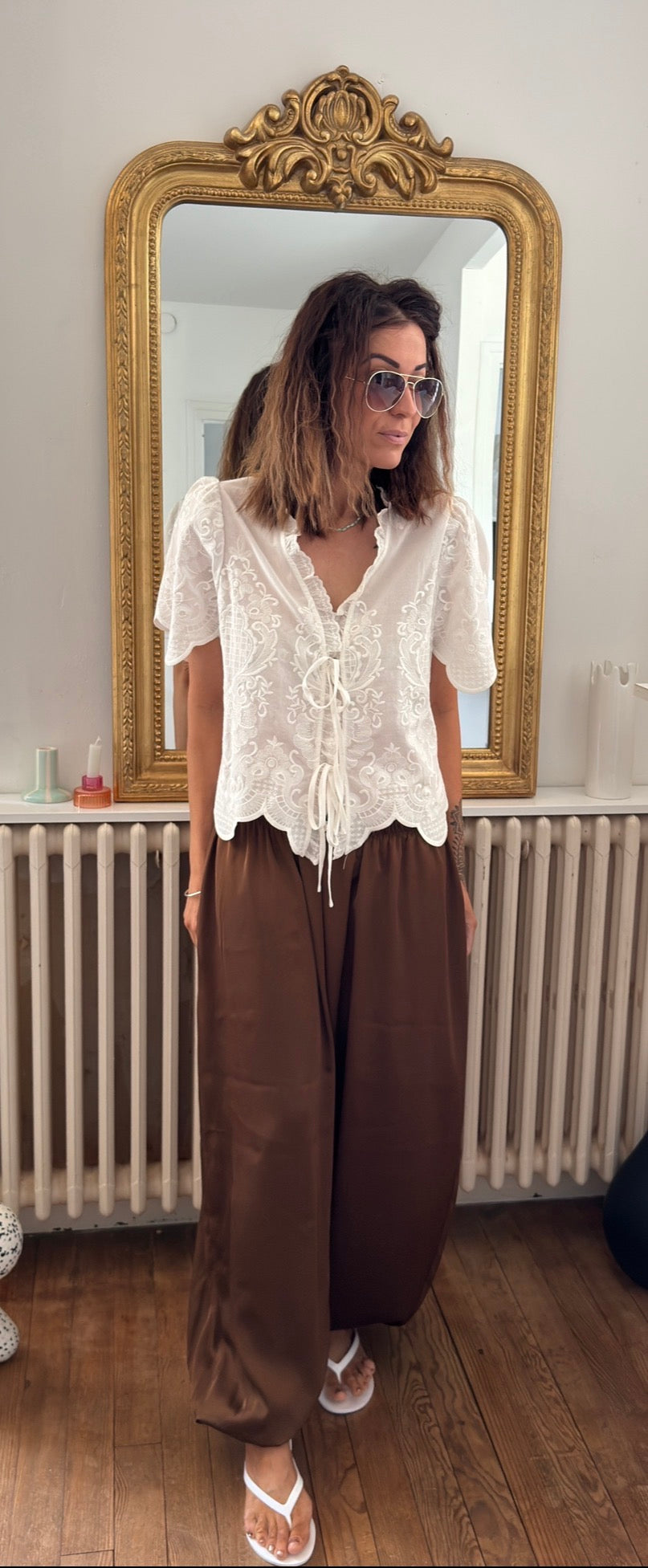 Pantalon Satin