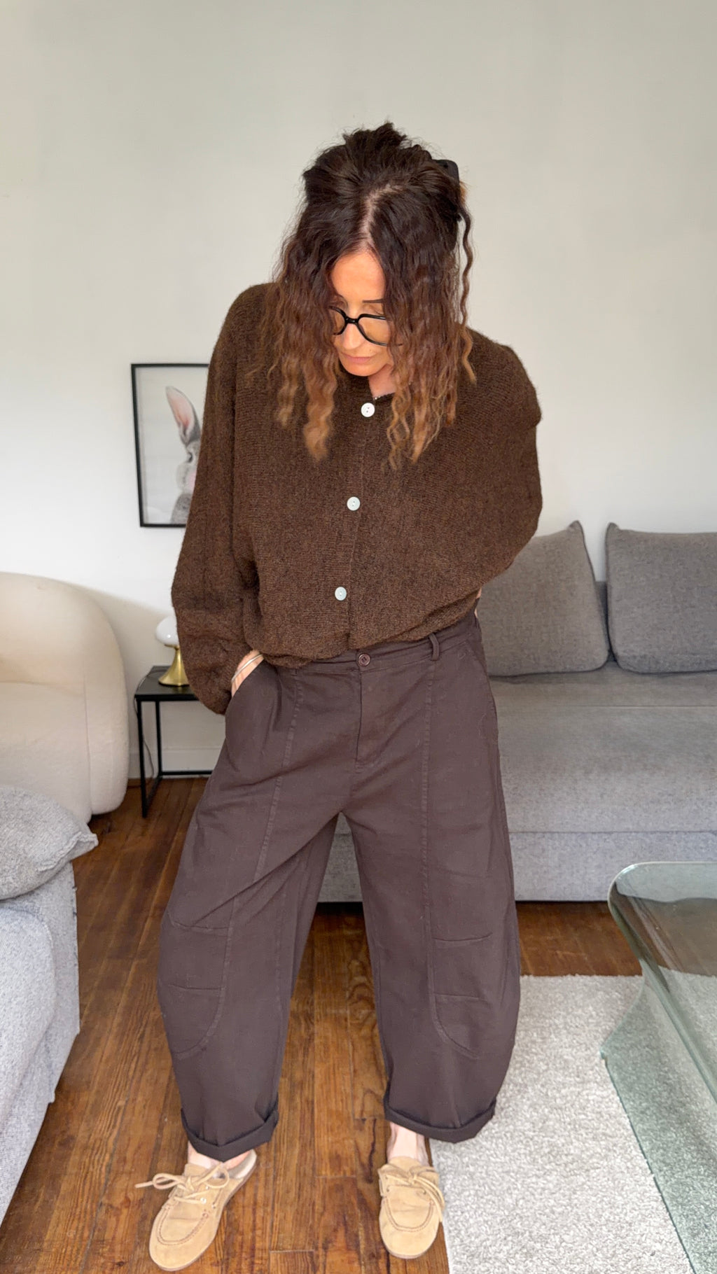 Pantalon léonard Chocolat