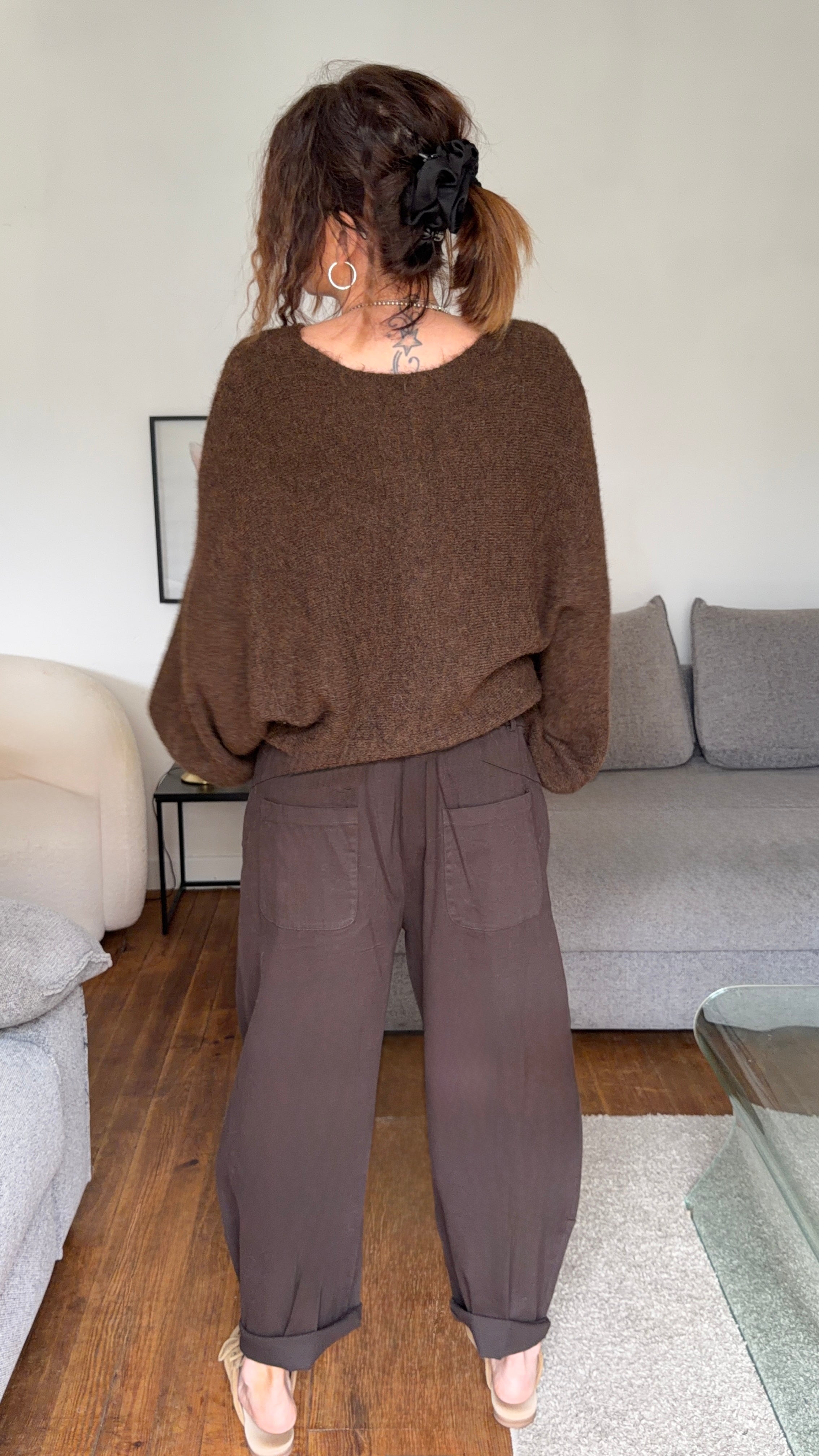 Pantalon léonard Chocolat
