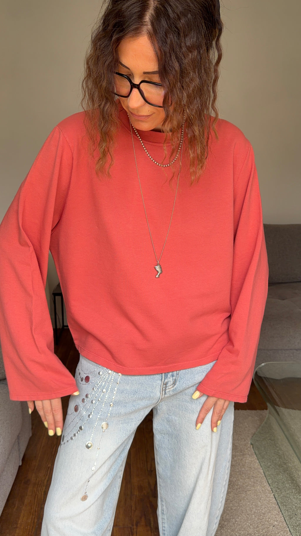 Top Armand corail