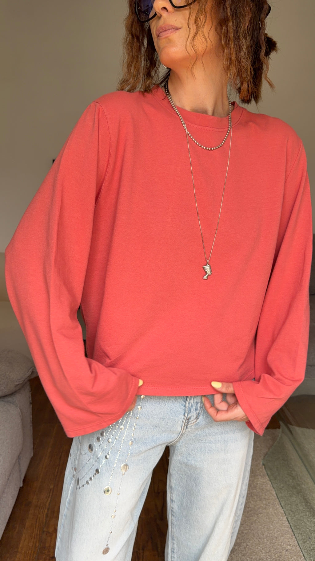 Top Armand corail
