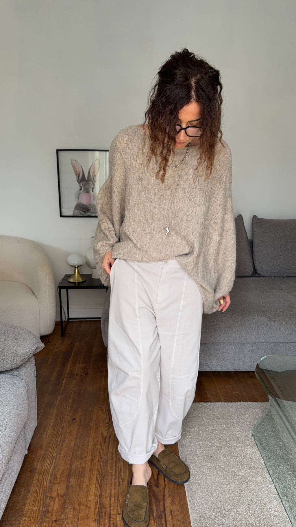 Pull Léon Beige